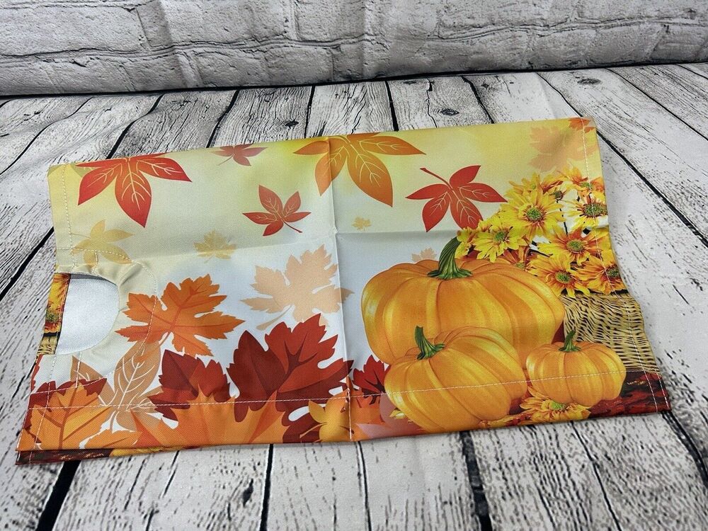 Autumn Pumpkin Fall Maple Leaf Halloween Mailbox Covers Magnetic 21x18 Standard